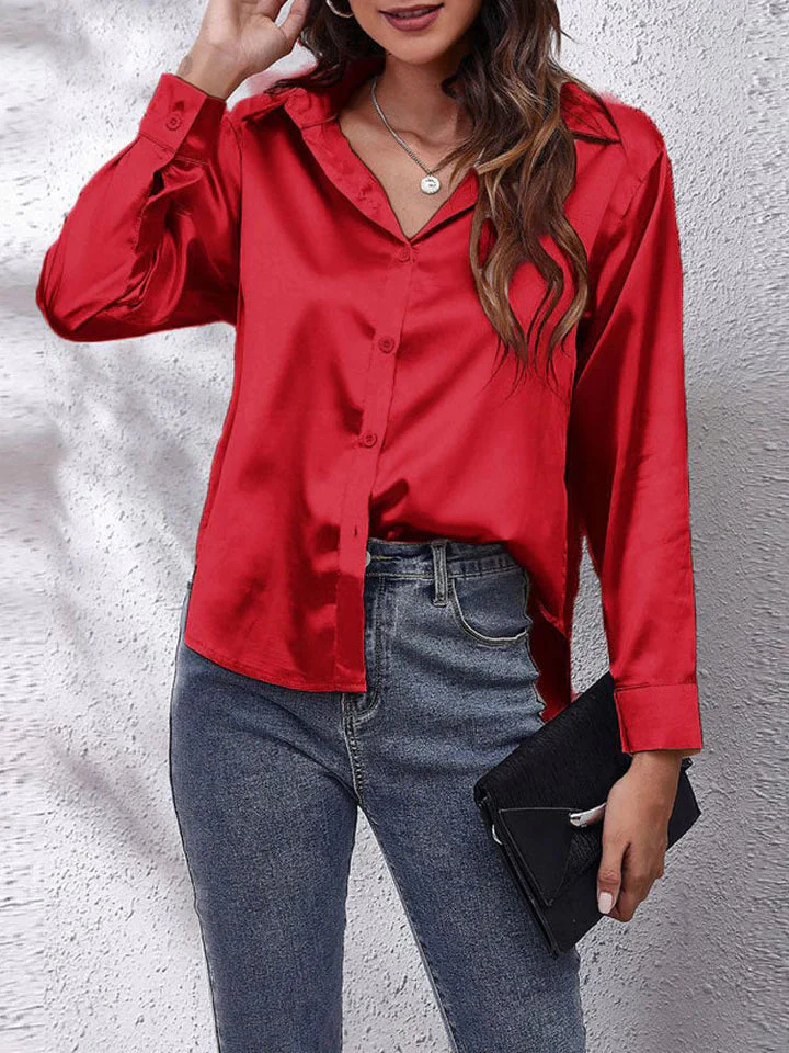 Buchko® | Satin Blouse For Women - Image 5