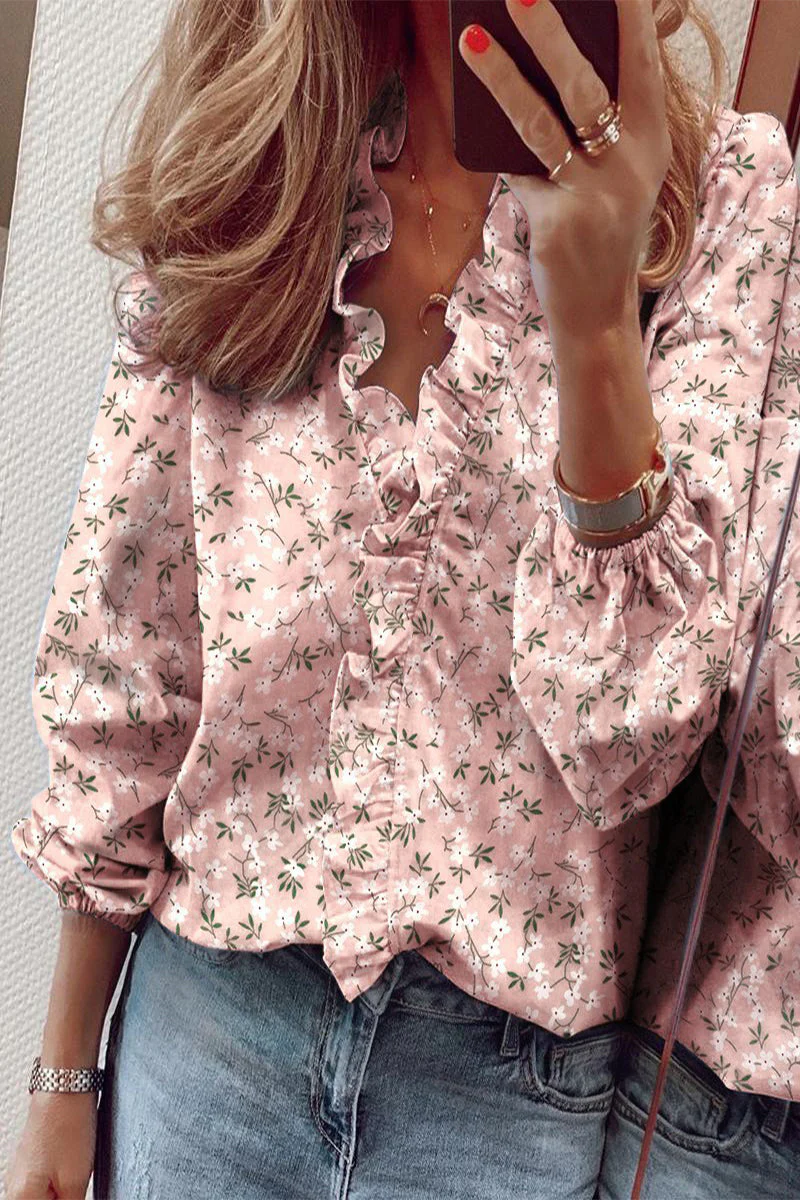 Buchmann® | Blouse With Long Sleeves, V-Neck And Ruffles - Image 8