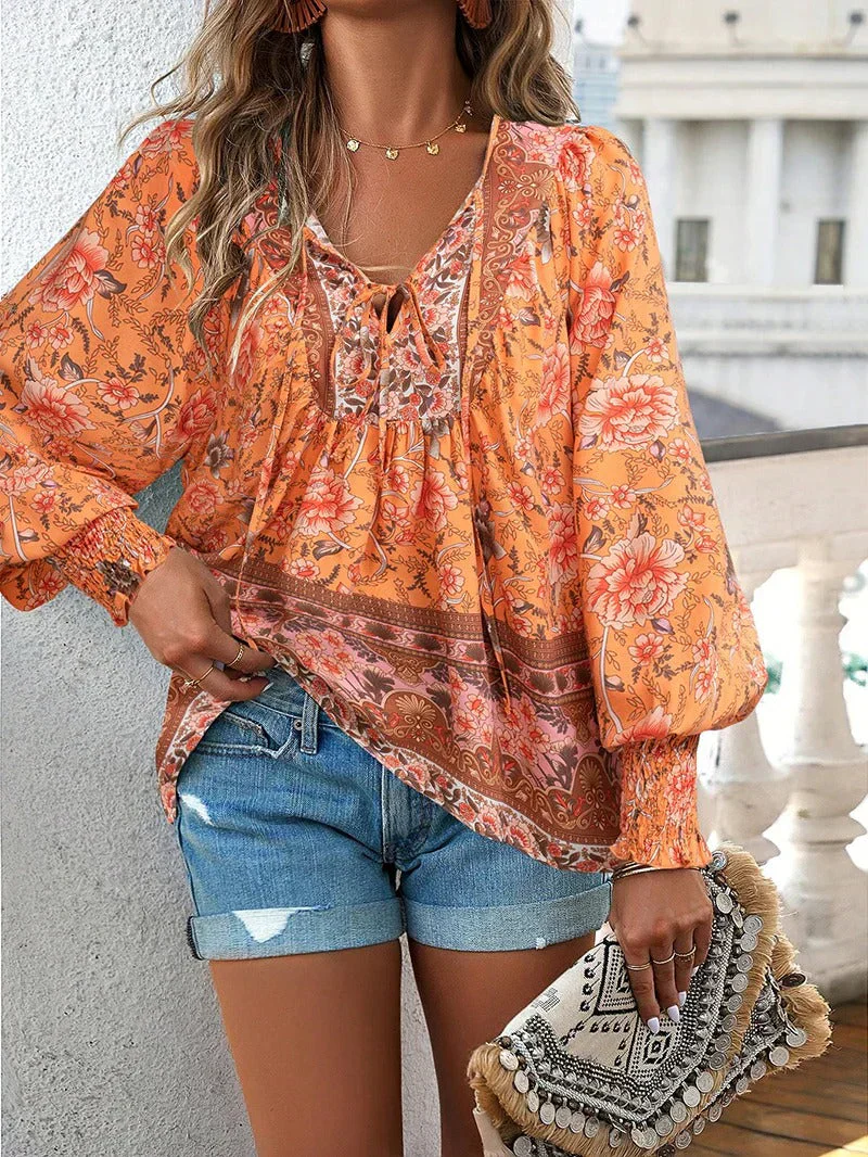 Bucke® | Floral Blouse With Long Sleeves For Women - Image 11