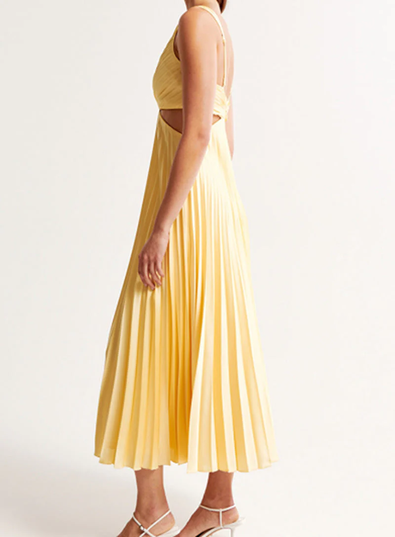 Caitlin® | Pleated Dress With A Neckline - Image 3