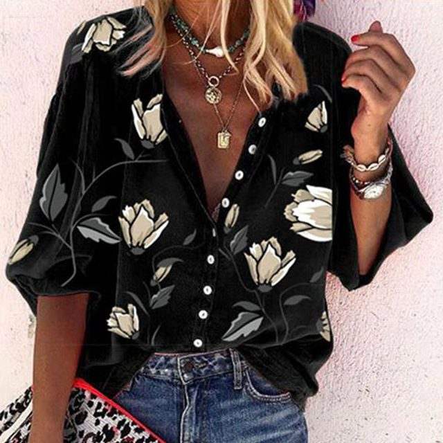 Camila® | Elegant Blouse Mit Floralem Design & Comfort - Image 3