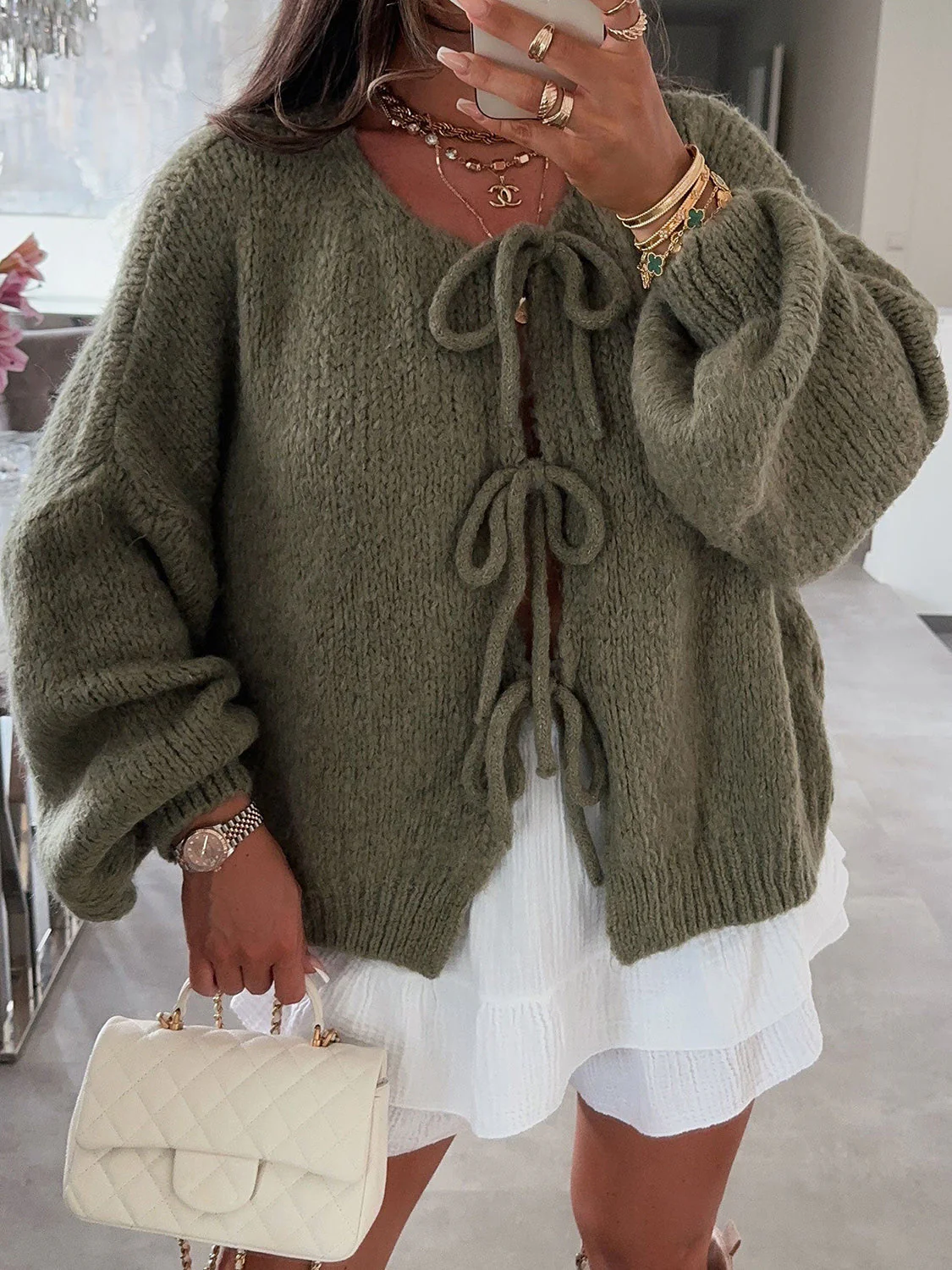 Camille| Casual and stylish winter cardigan - Image 5