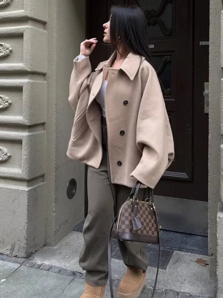 Caridad | Warm women's jacket with lapels and pockets - Image 6