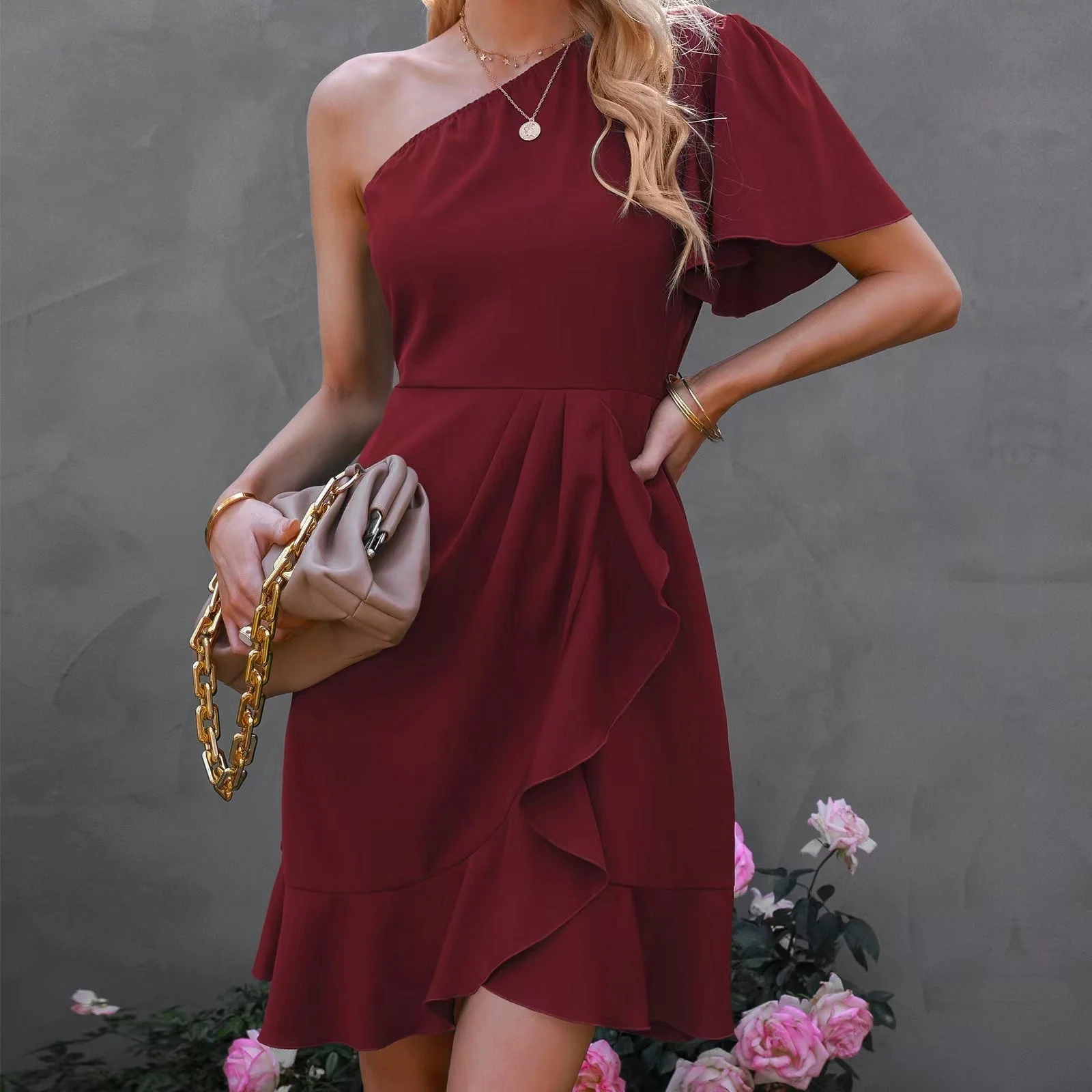 Carina® | Chic Off-Shoulder Cocktail Dress - Image 2