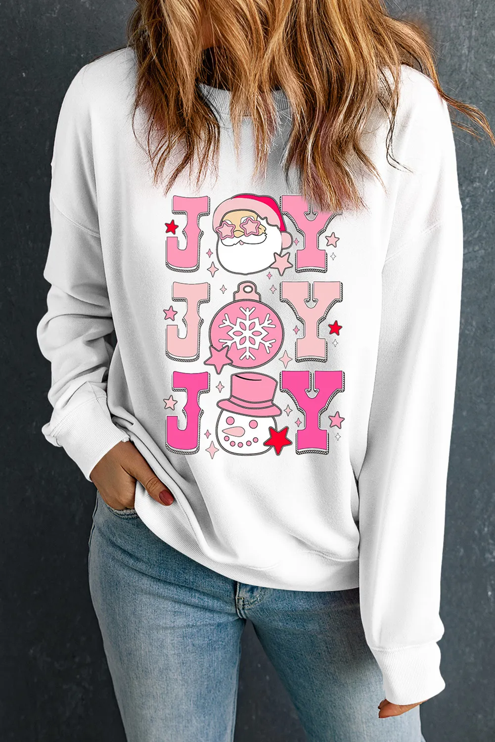 Carina | JOY crew neck long sleeve sweatshirt - Image 2