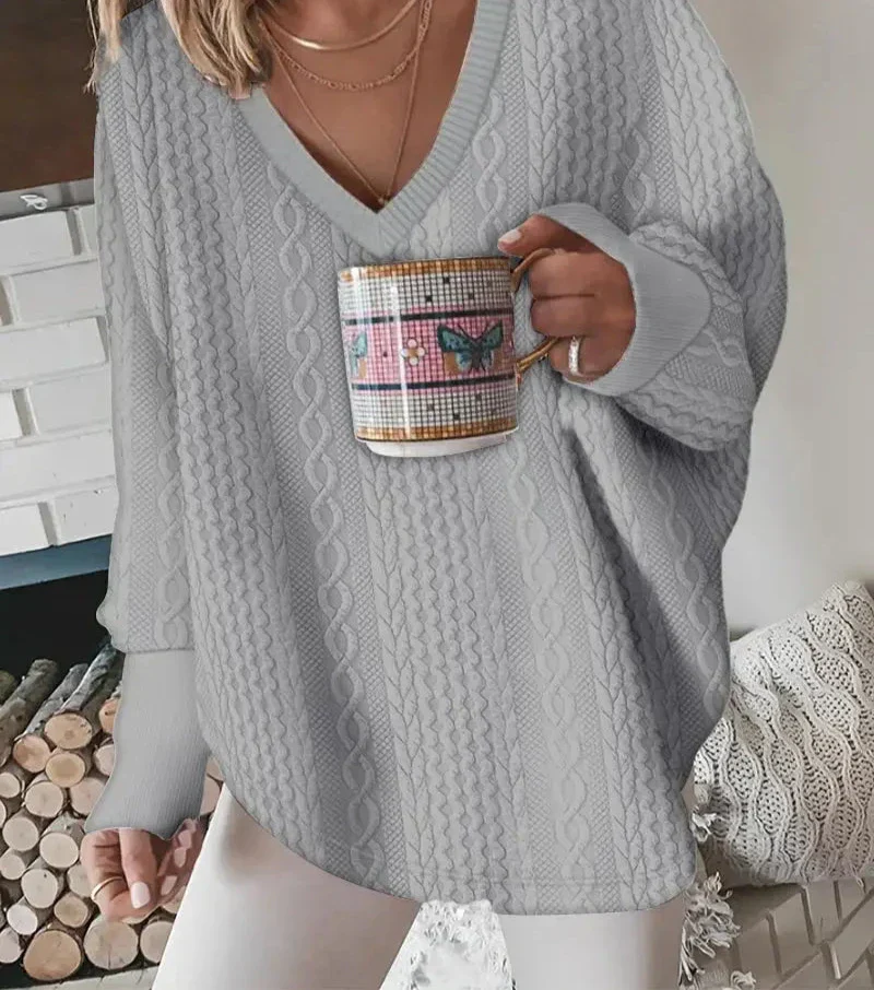 Carina | Versatile sweater with a button-down collar - Image 3
