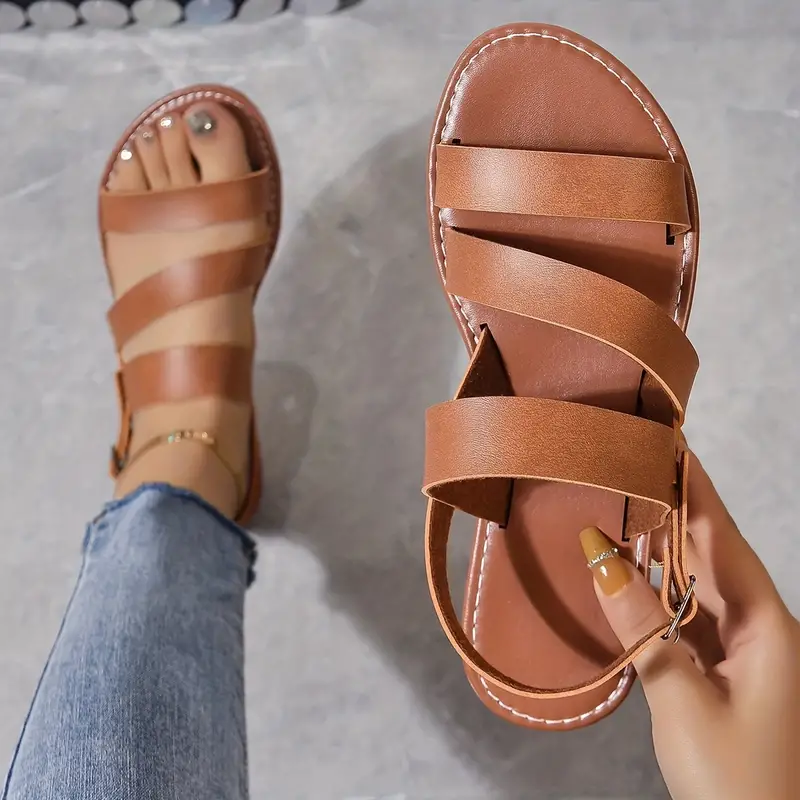 Carla® | Ankle Strap Beach Flats Sandals - Image 3