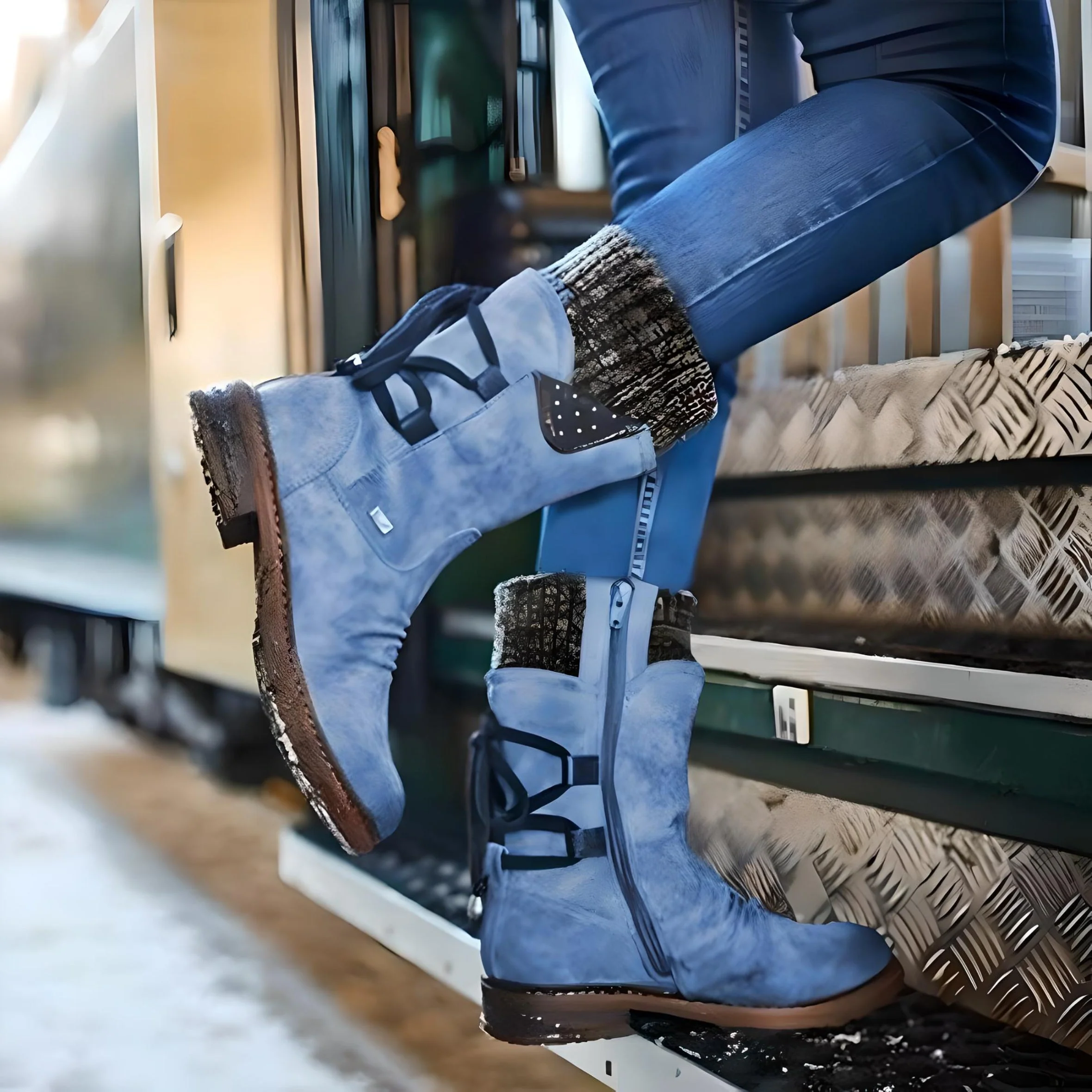 Carla | Lace-up snow boots - Image 2