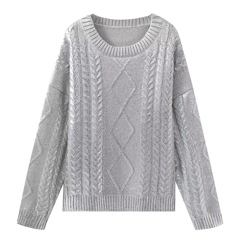 Carla | Loosely knitted cable sweater - Image 5
