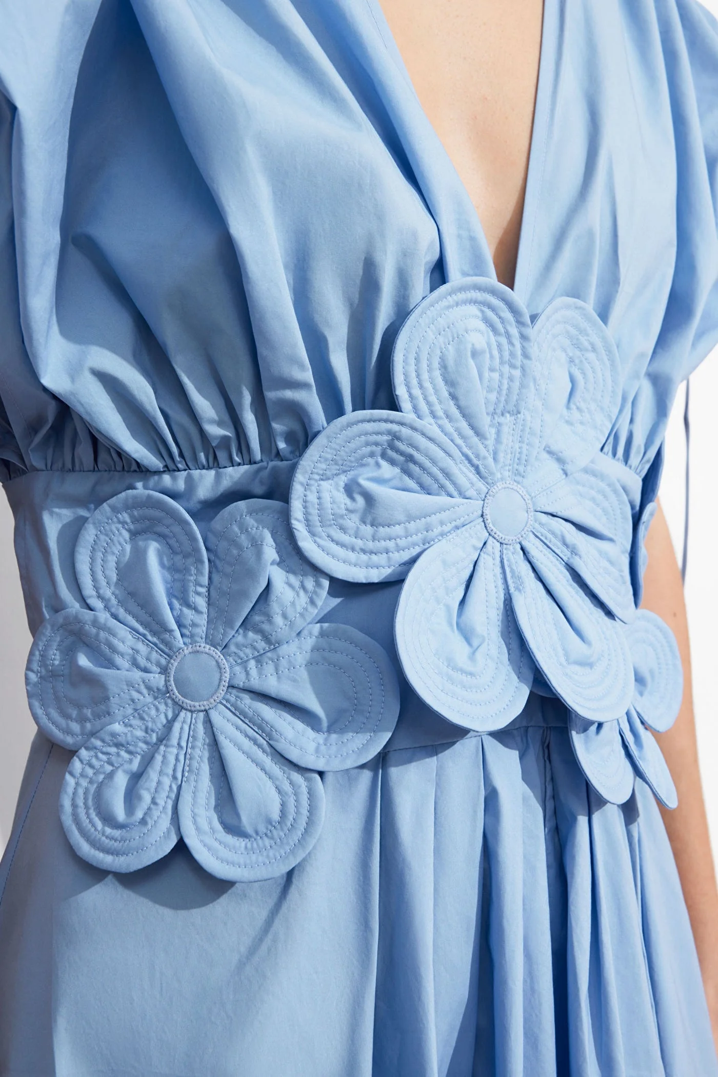 Carla® | V-Neck Maxi Dress With Floral Appliqué - Image 3