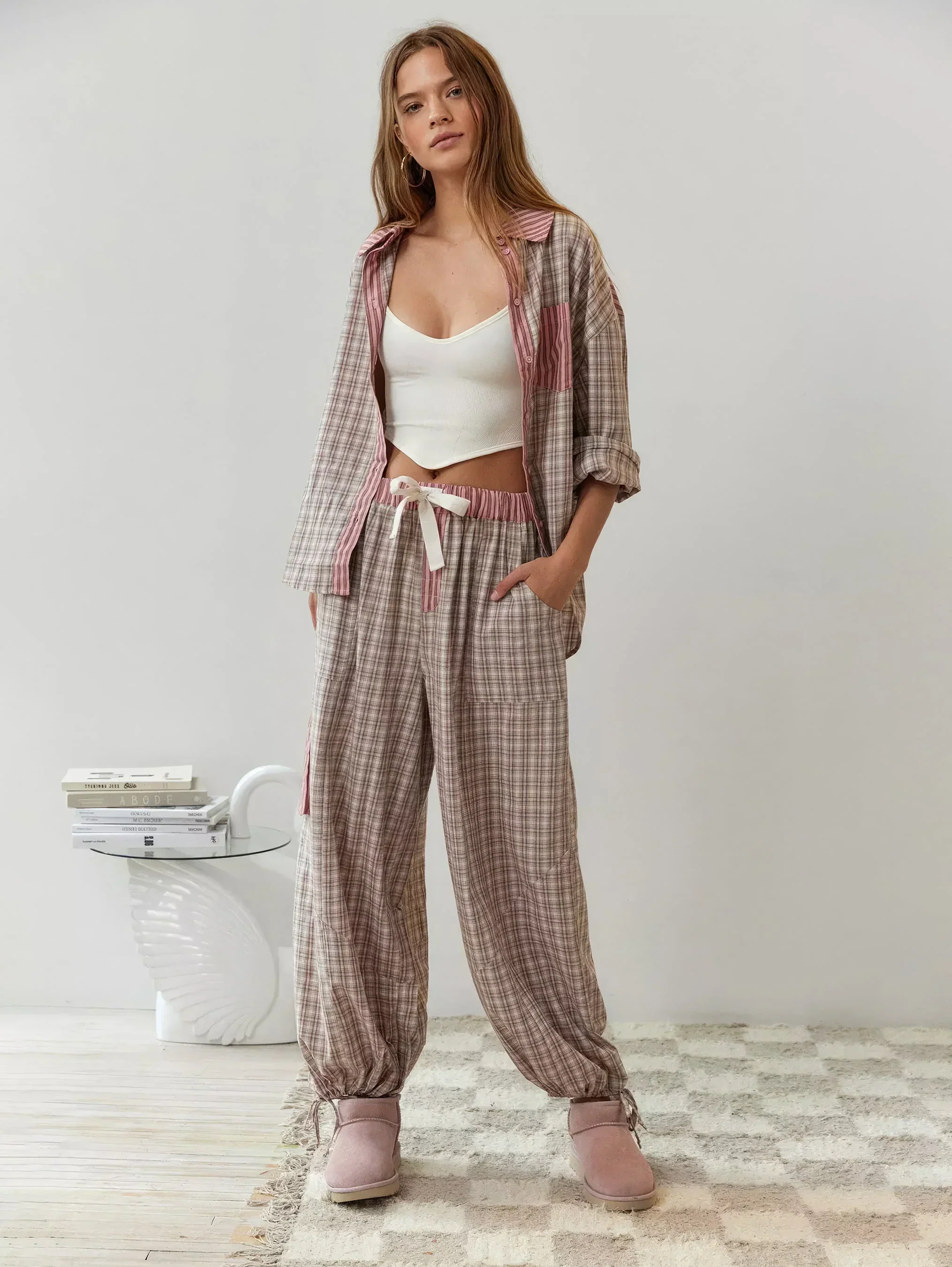 Carmela® | Checked pajama set for women - Image 2