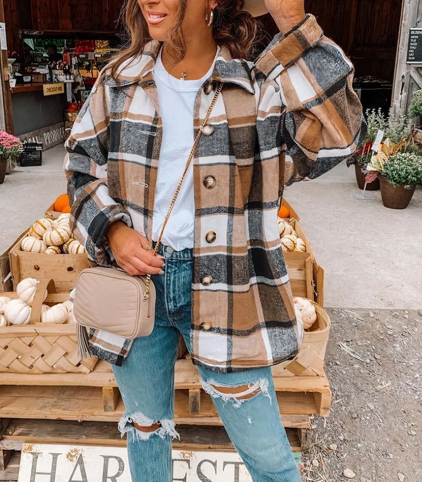 Carmen® | Checked summer jacket - Image 3