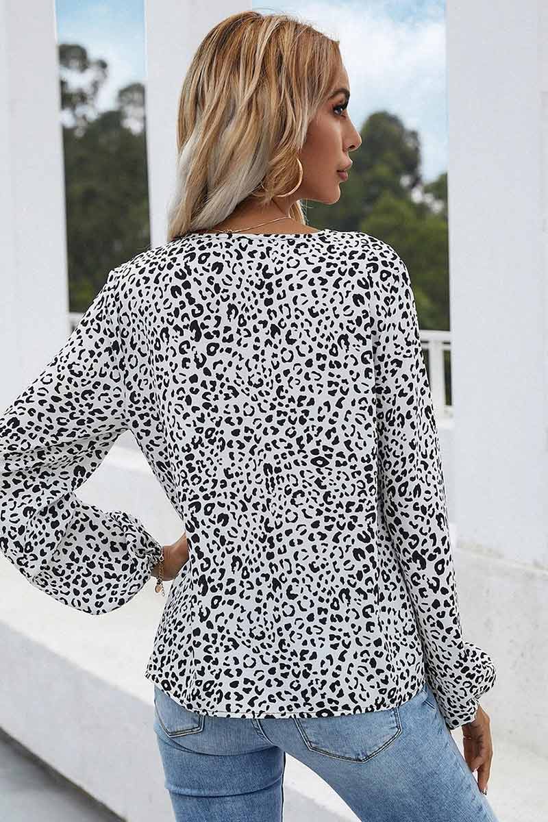 Carmen | Floral print shirt with gathered cuffs - Image 6