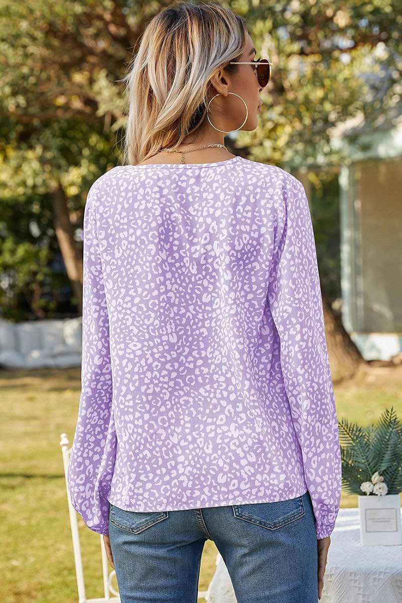 Carmen | Floral print shirt with gathered cuffs - Image 9