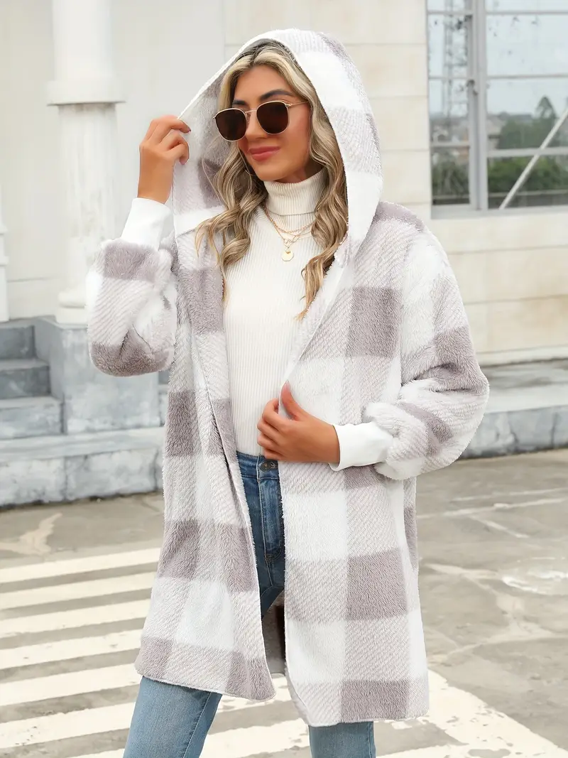Carmen | Soft plush hooded cardigan - Image 12