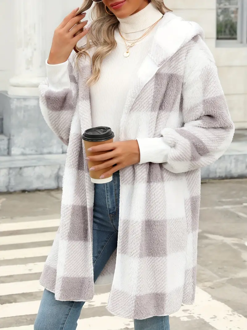 Carmen | Soft plush hooded cardigan - Image 14