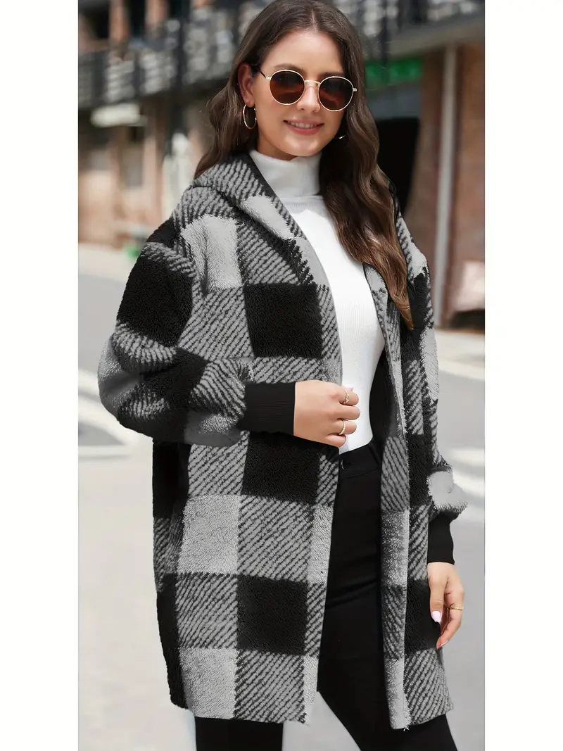 Carmen | Soft plush hooded cardigan - Image 2