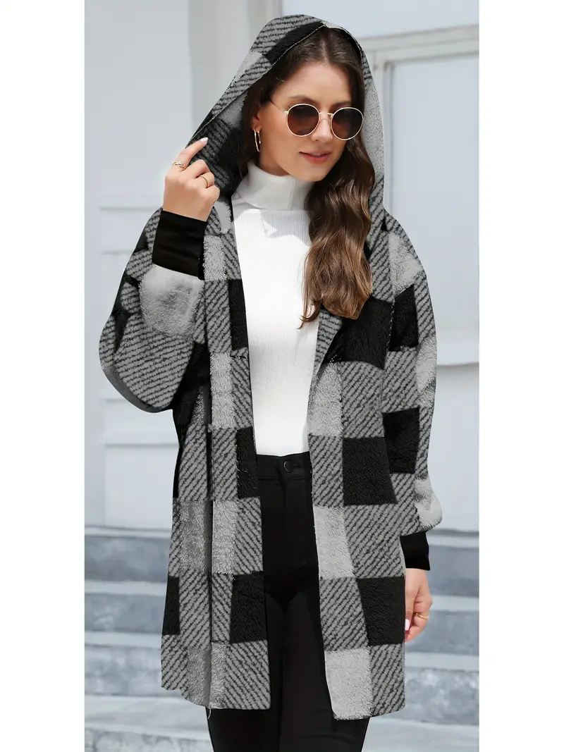 Carmen | Soft plush hooded cardigan - Image 3