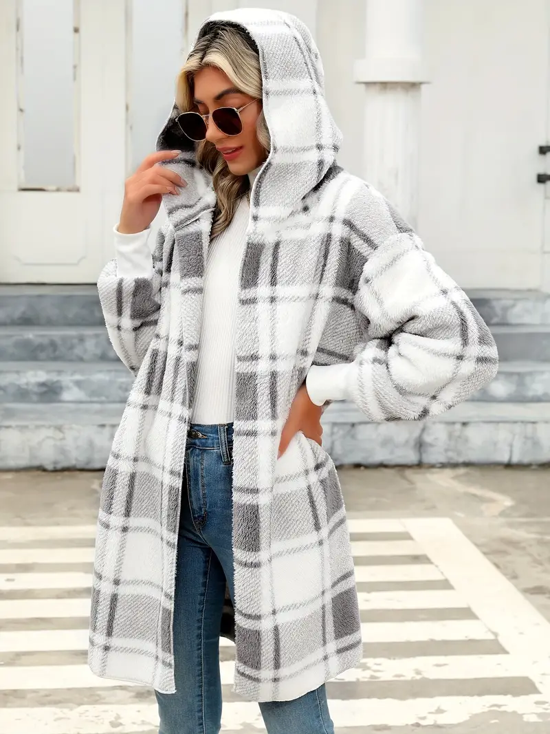 Carmen | Soft plush hooded cardigan - Image 9