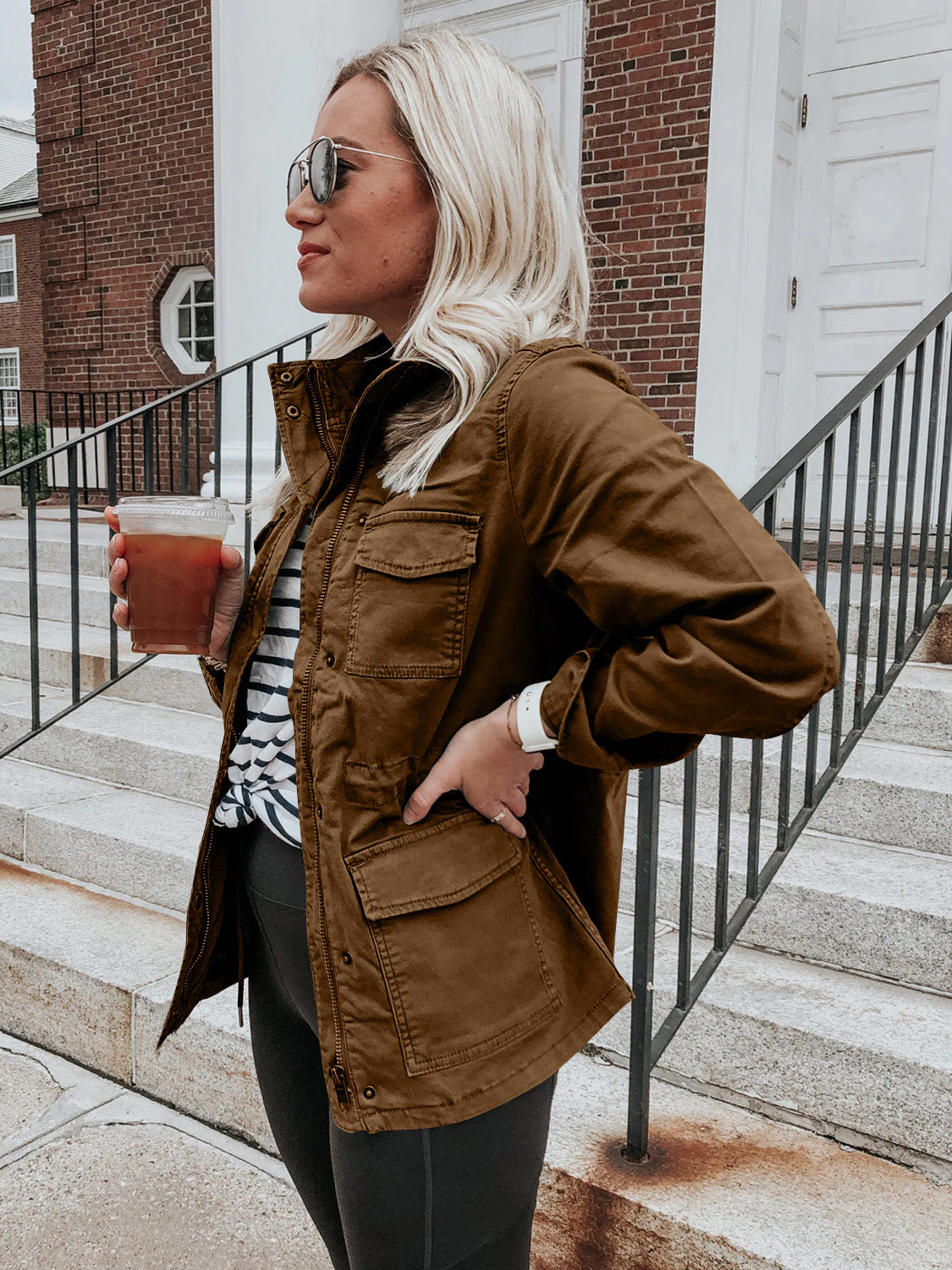 Carolina | Long sleeve zip jacket with pockets - Image 8