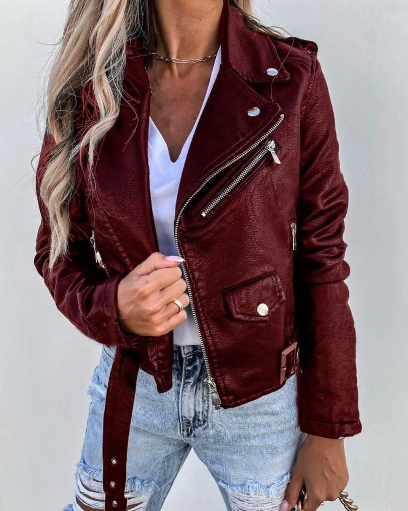 Carolina | Summery leather jacket - Image 2