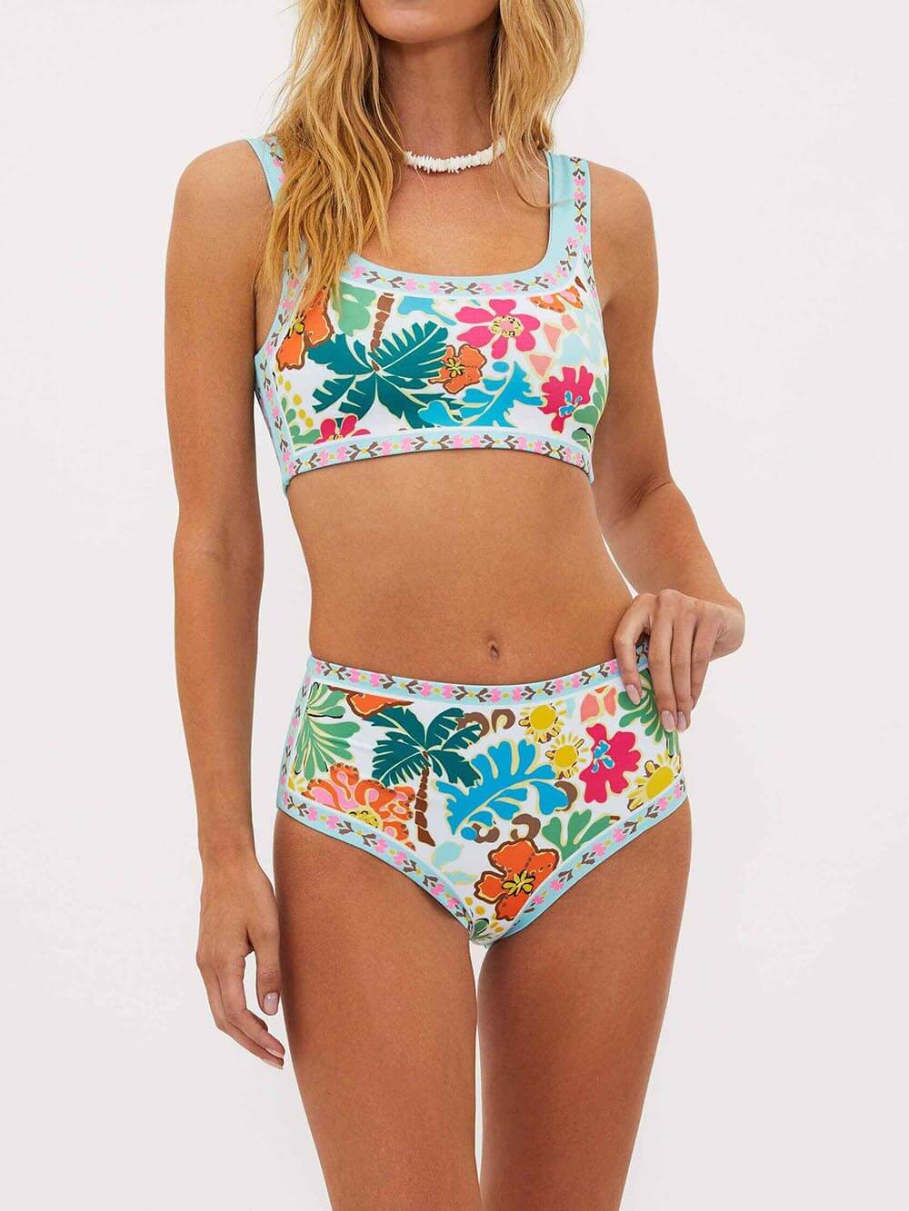 Catalina® | Elastic Floral Bikini With Support - Image 4