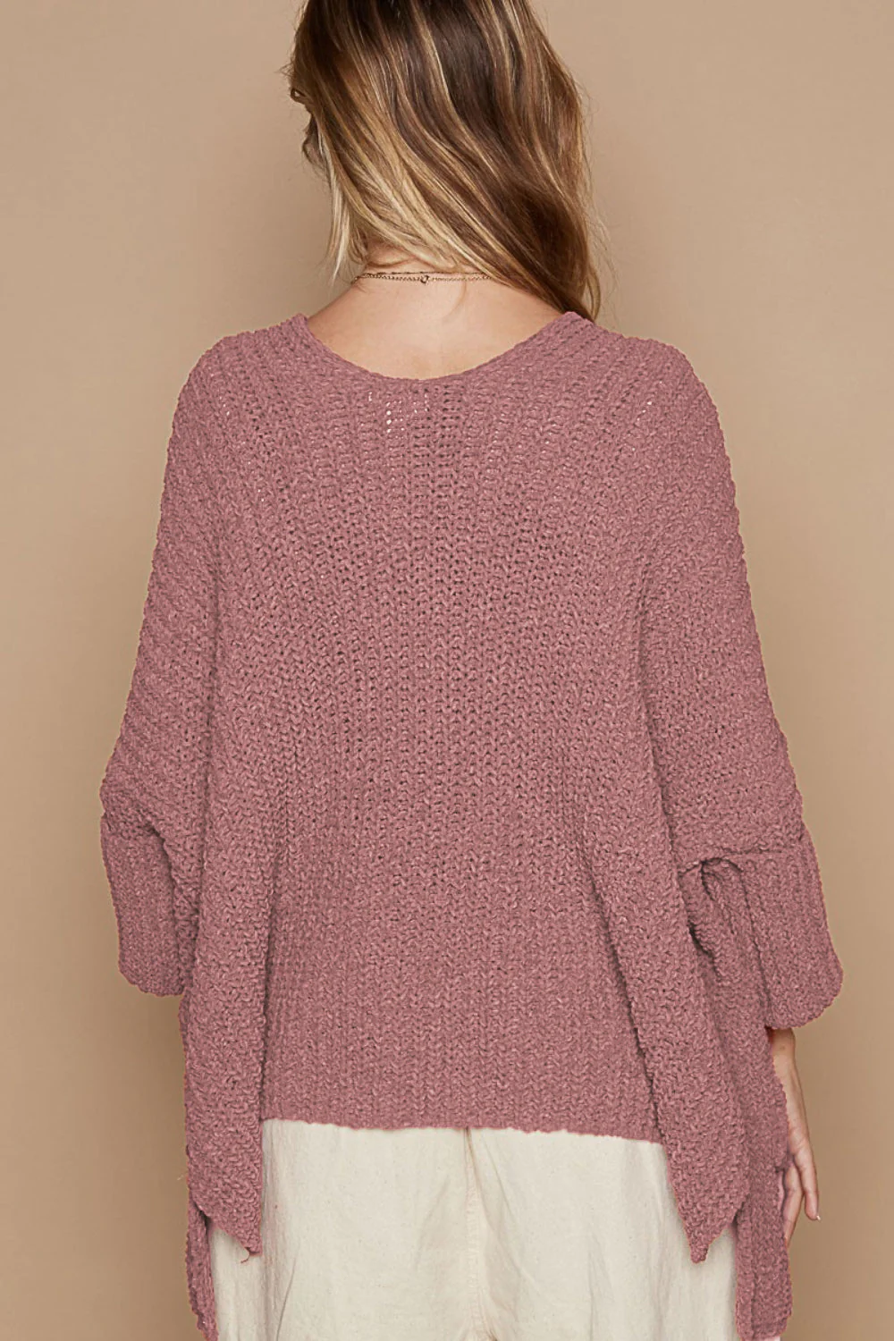 Catarina | Open front sweater cardigan with pockets - Image 2