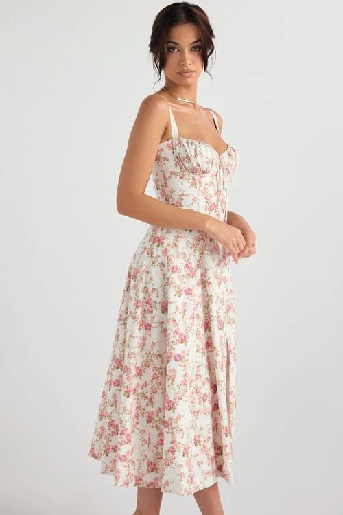 Cecilia® | Elegant Bustier Summer Dress With Print - Image 3