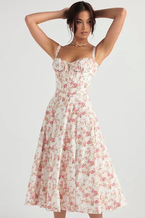 Cecilia® | Elegant Bustier Summer Dress With Print - Image 7