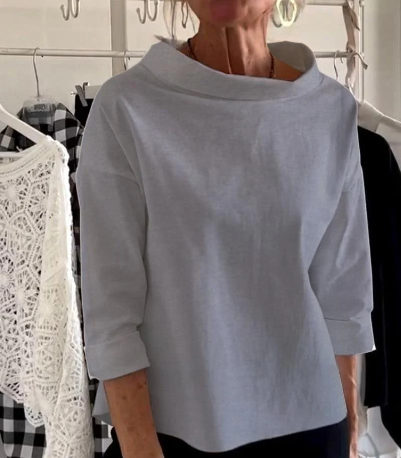 Cecilia® | Elegant high collar top for women - Image 8