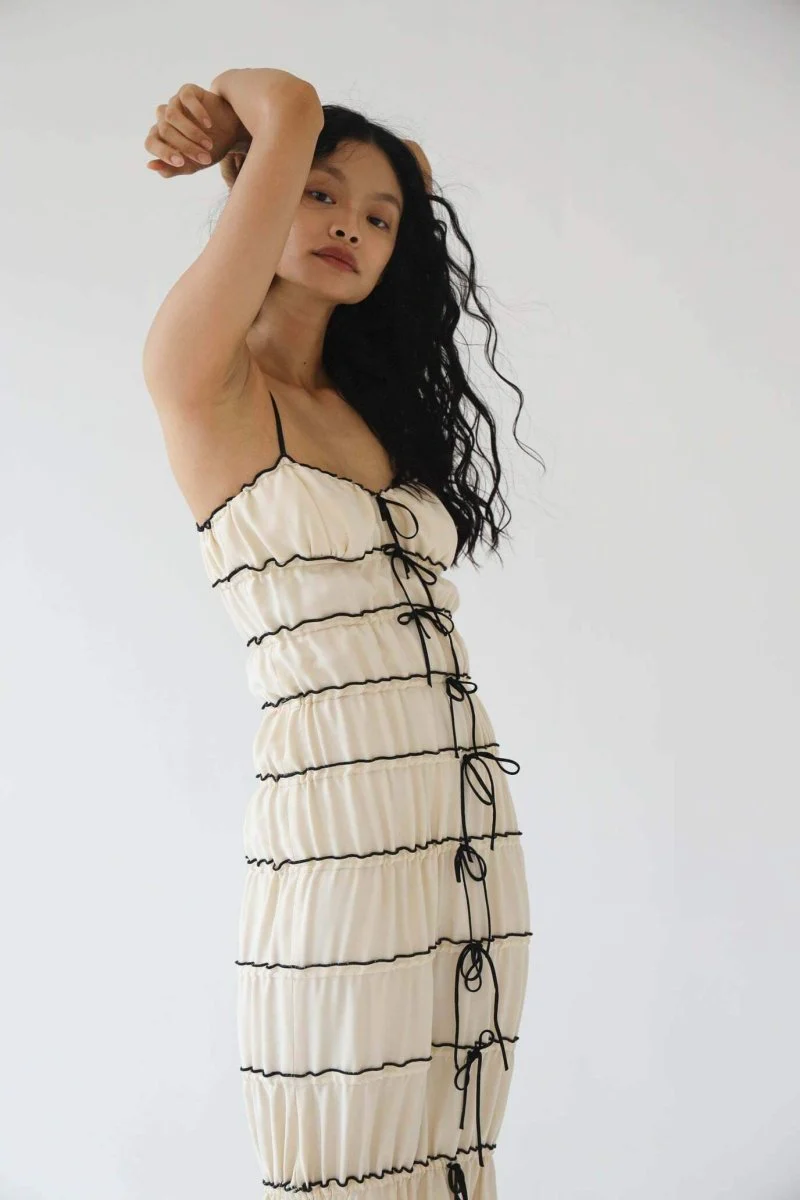 Cecilia® | Maxi Dress With Ruffle Tunnel - Image 4