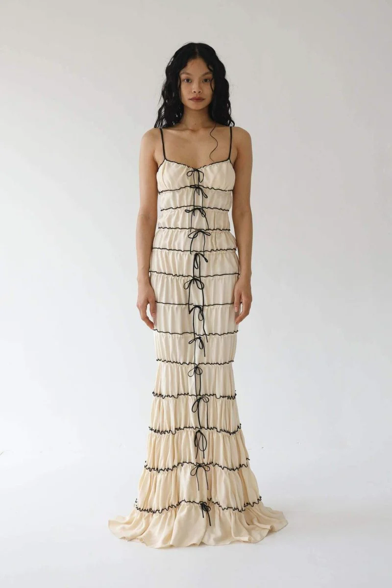 Cecilia® | Maxi Dress With Ruffle Tunnel - Image 5