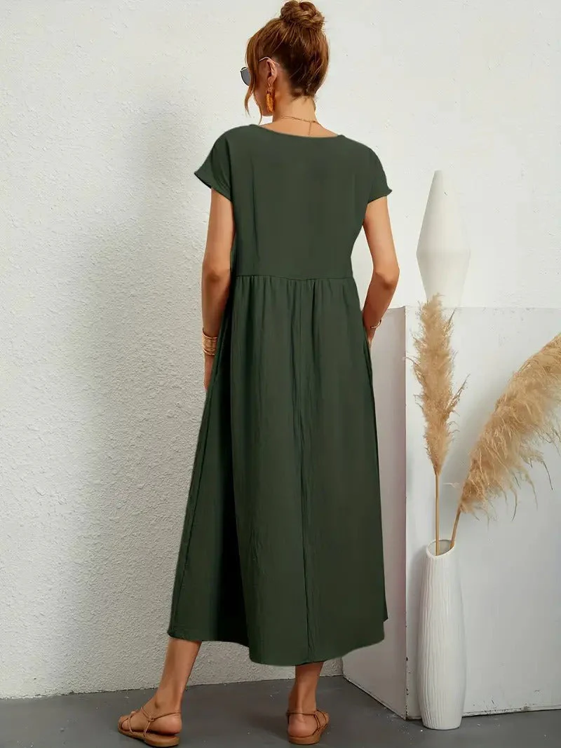Cecilia® | Premium Linen Pocket Dress - Image 12