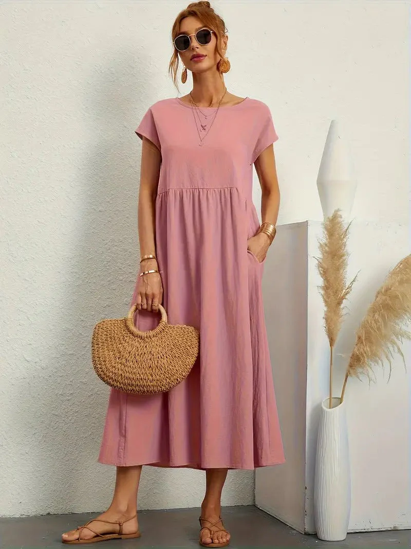 Cecilia® | Premium Linen Pocket Dress - Image 4