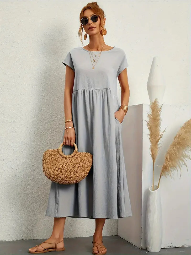 Cecilia® | Premium Linen Pocket Dress - Image 9