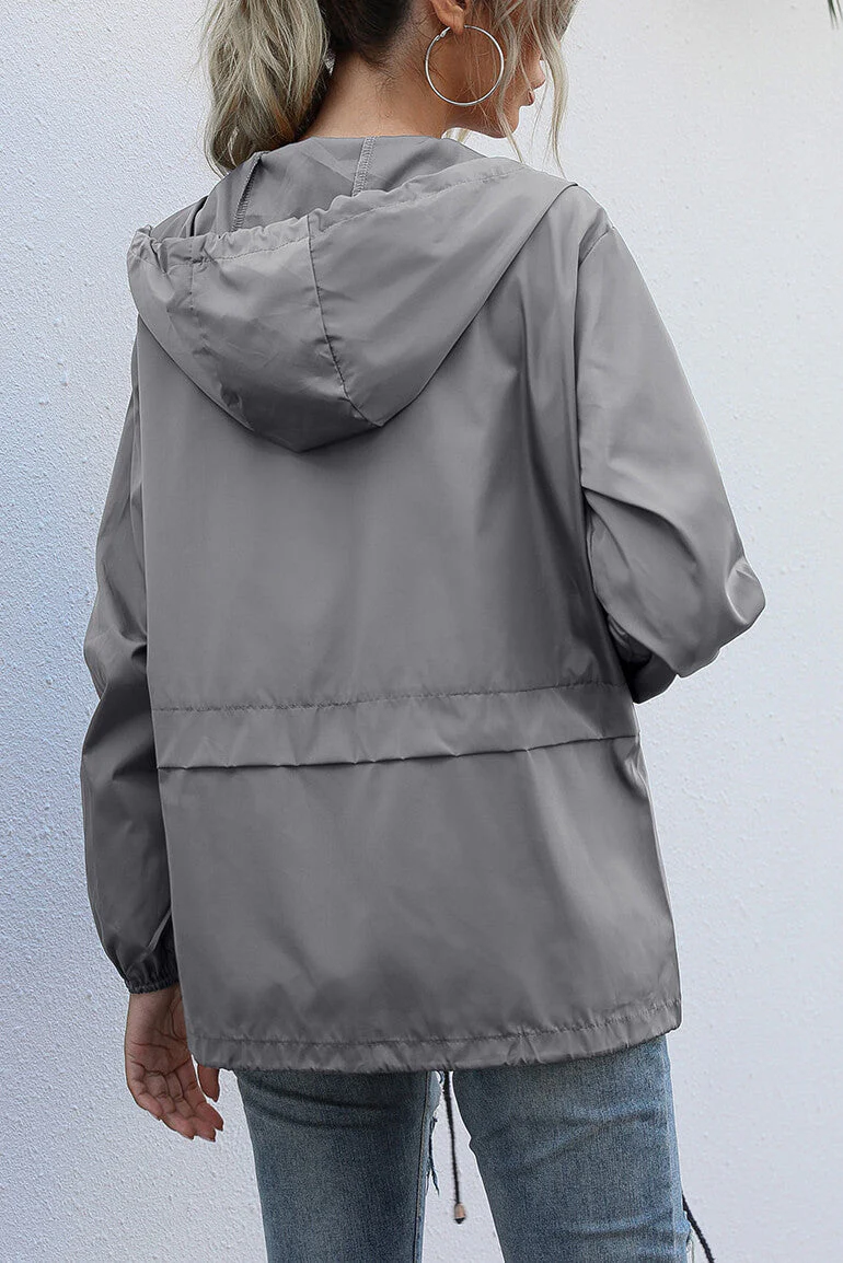 Cecilia | Windproof sports jacket with hood - Image 3
