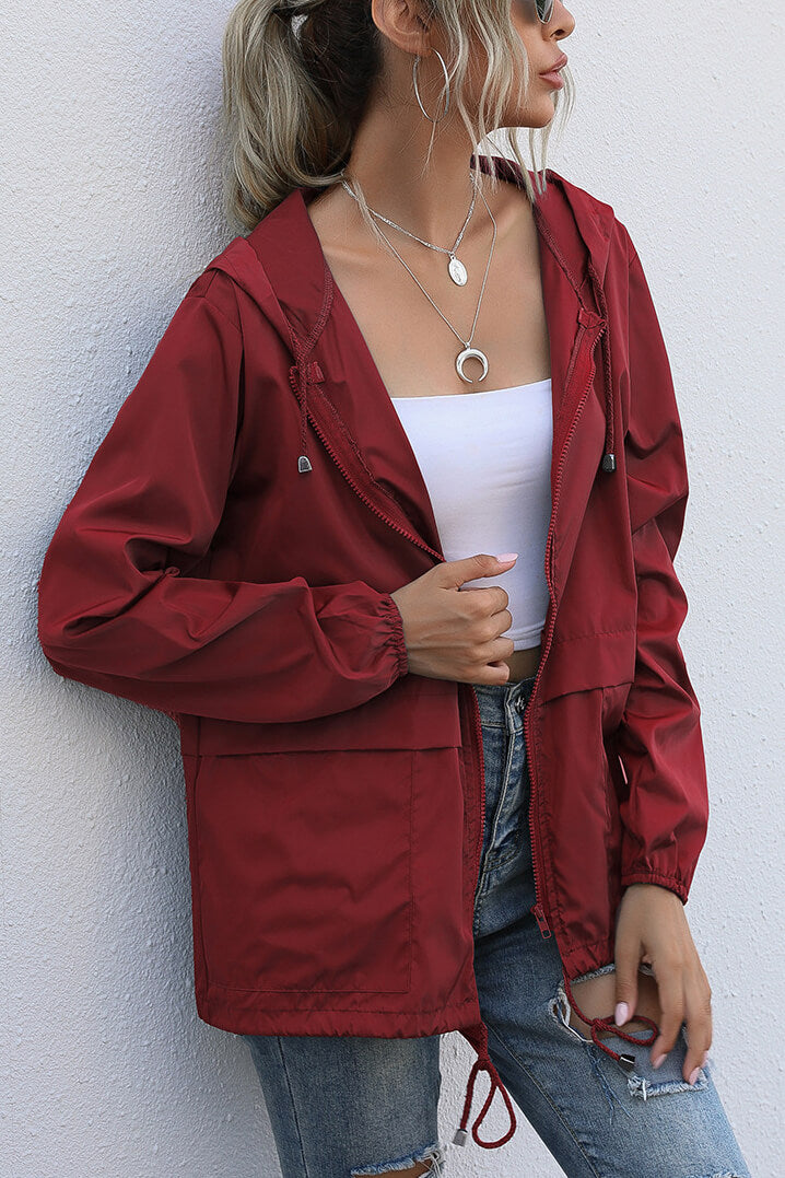 Cecilia | Windproof sports jacket with hood - Image 5