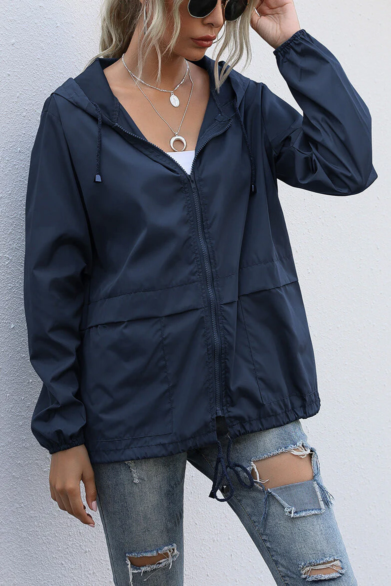 Cecilia | Windproof sports jacket with hood - Image 7