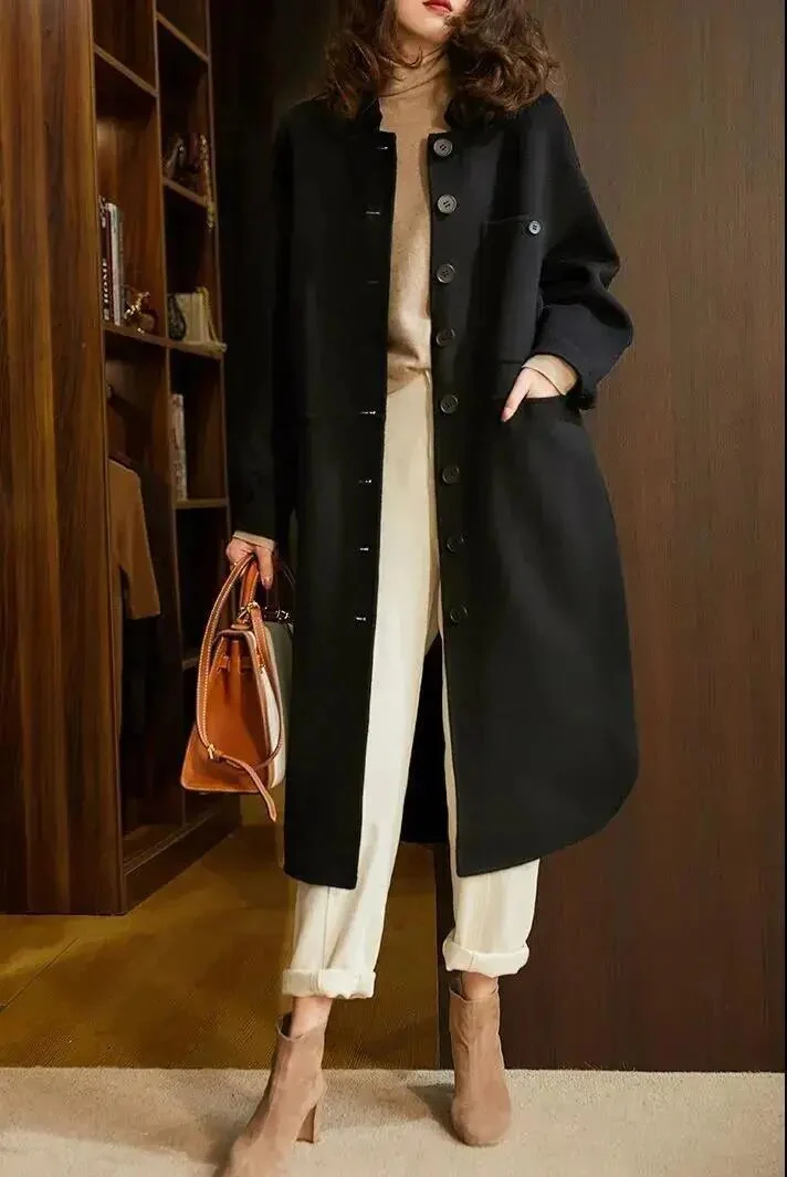 Christel | Elegant long winter coat - Image 2