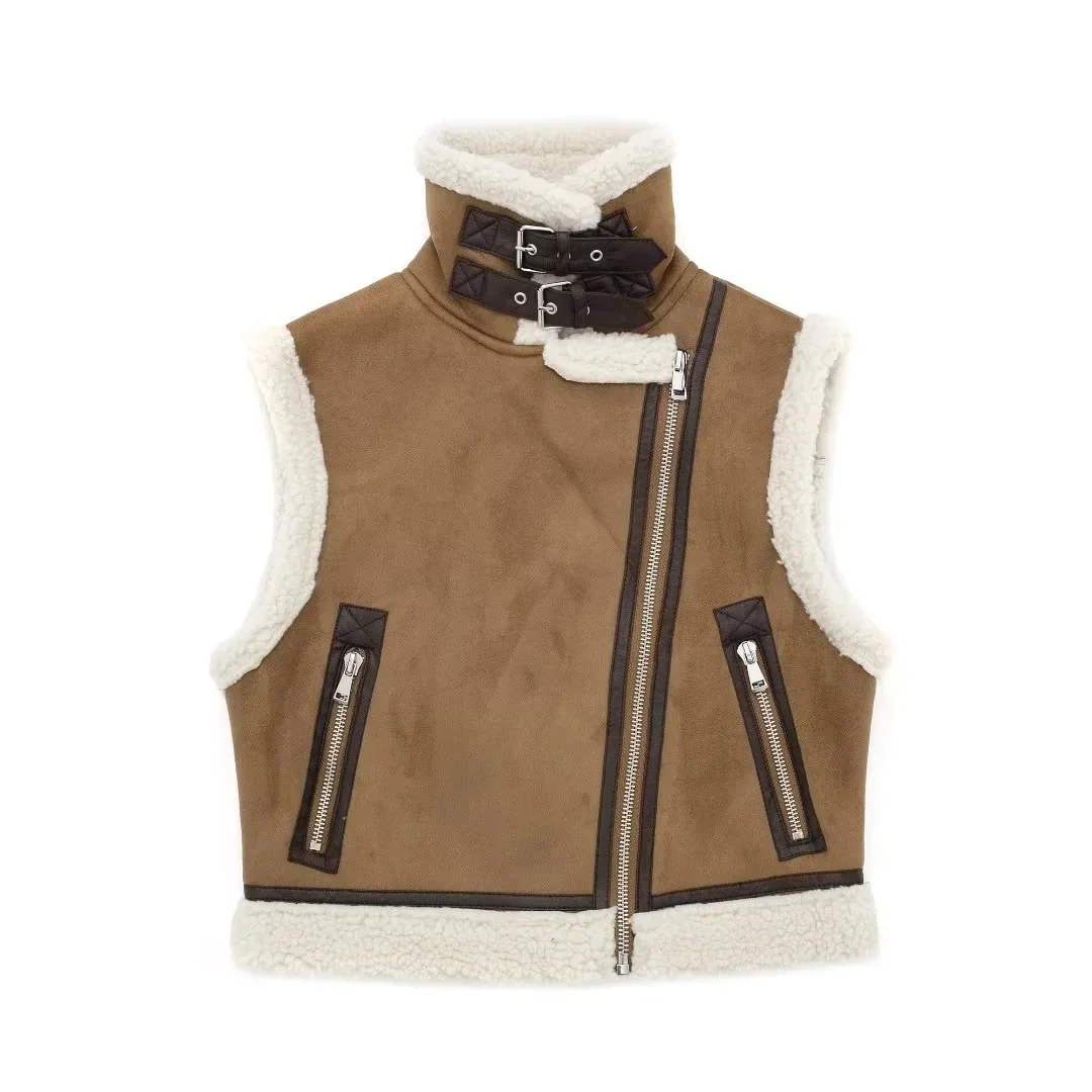 Clara® | Gilet zippe asymétrique for women - Image 4