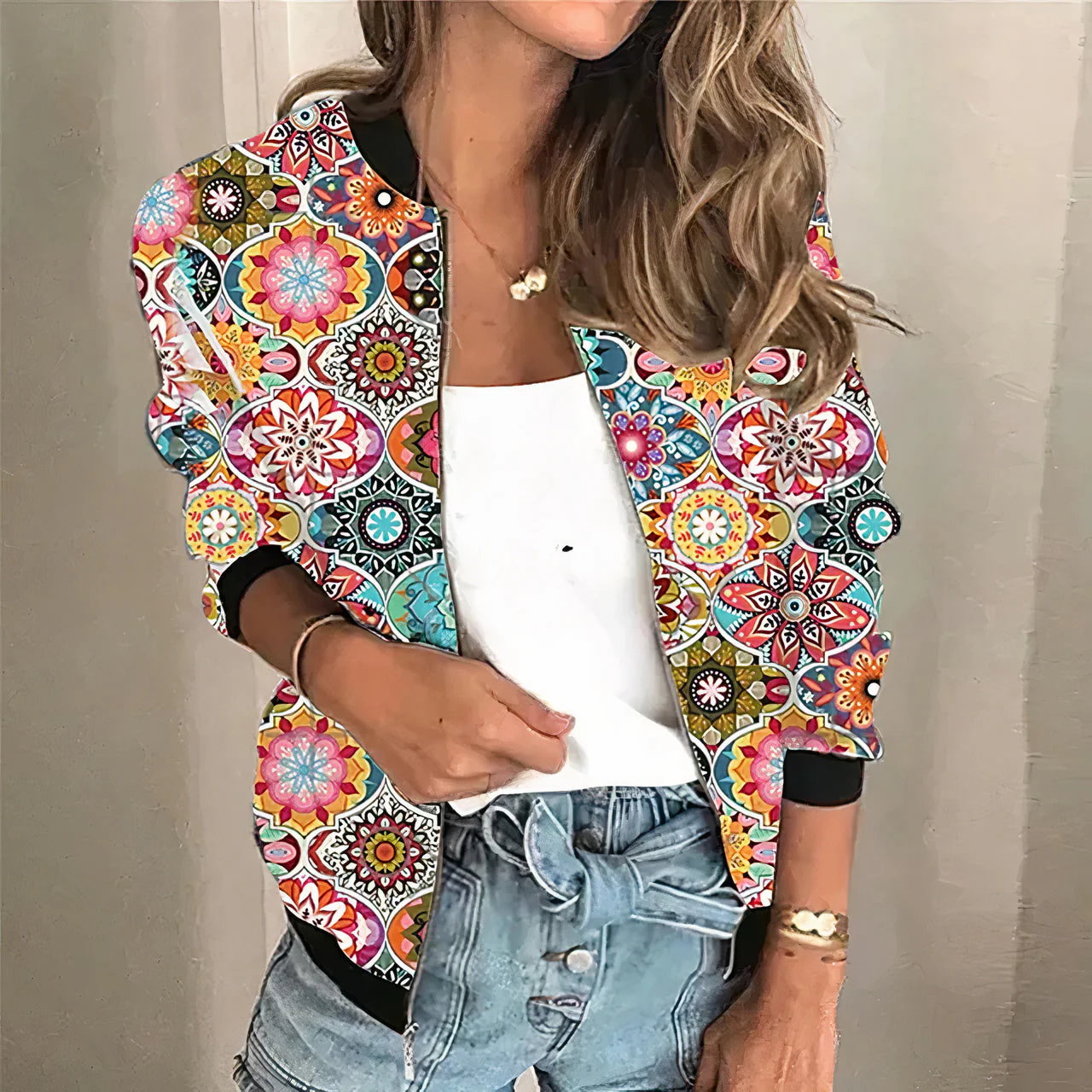 Clara® | Printed Zip-Up Jacket Grace - Image 7