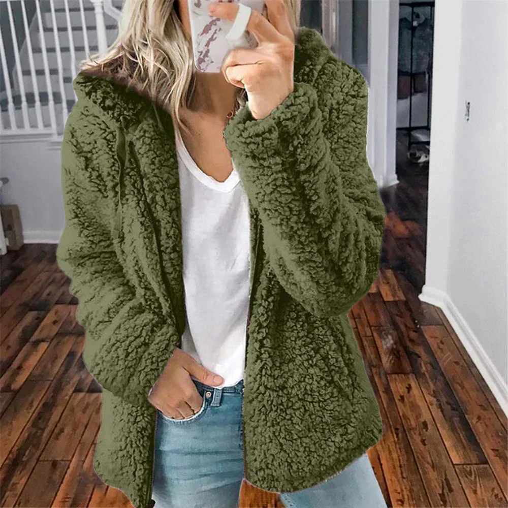 Claudette | Women's winter jacket with hood - Image 2