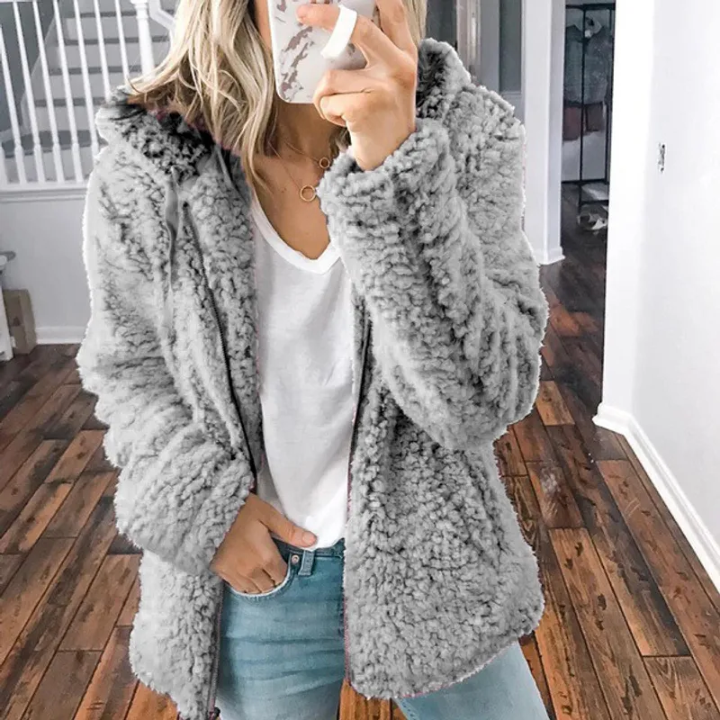 Claudette | Women's winter jacket with hood - Image 8