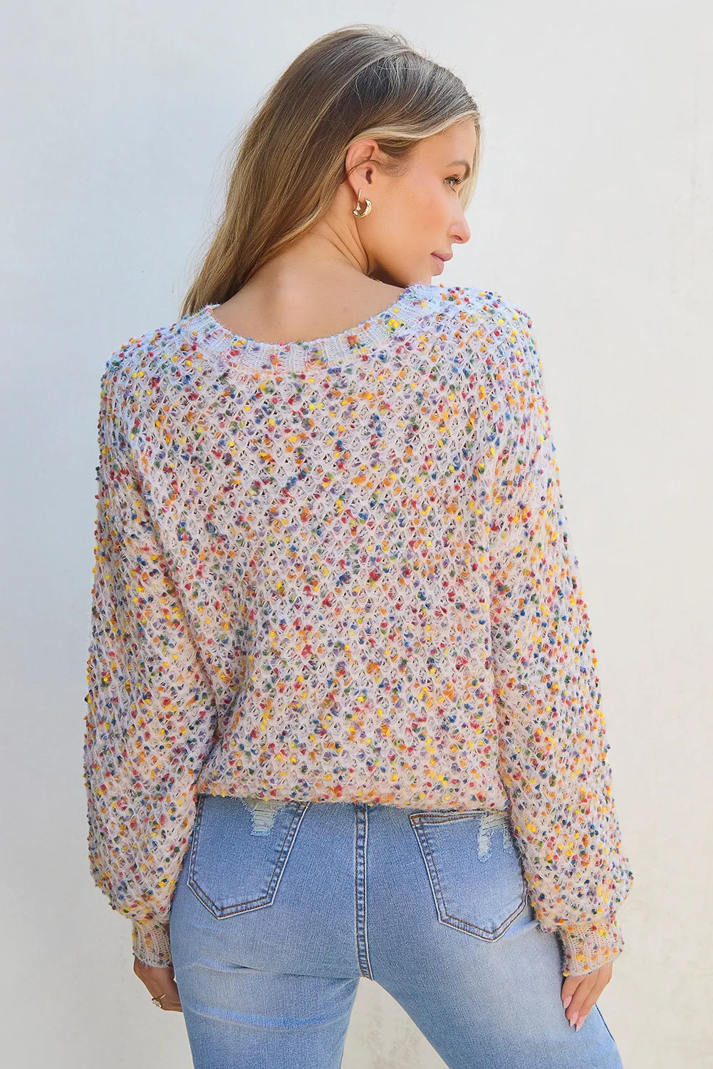 Claudia | Crew neck sweater with long sleeves - Image 5