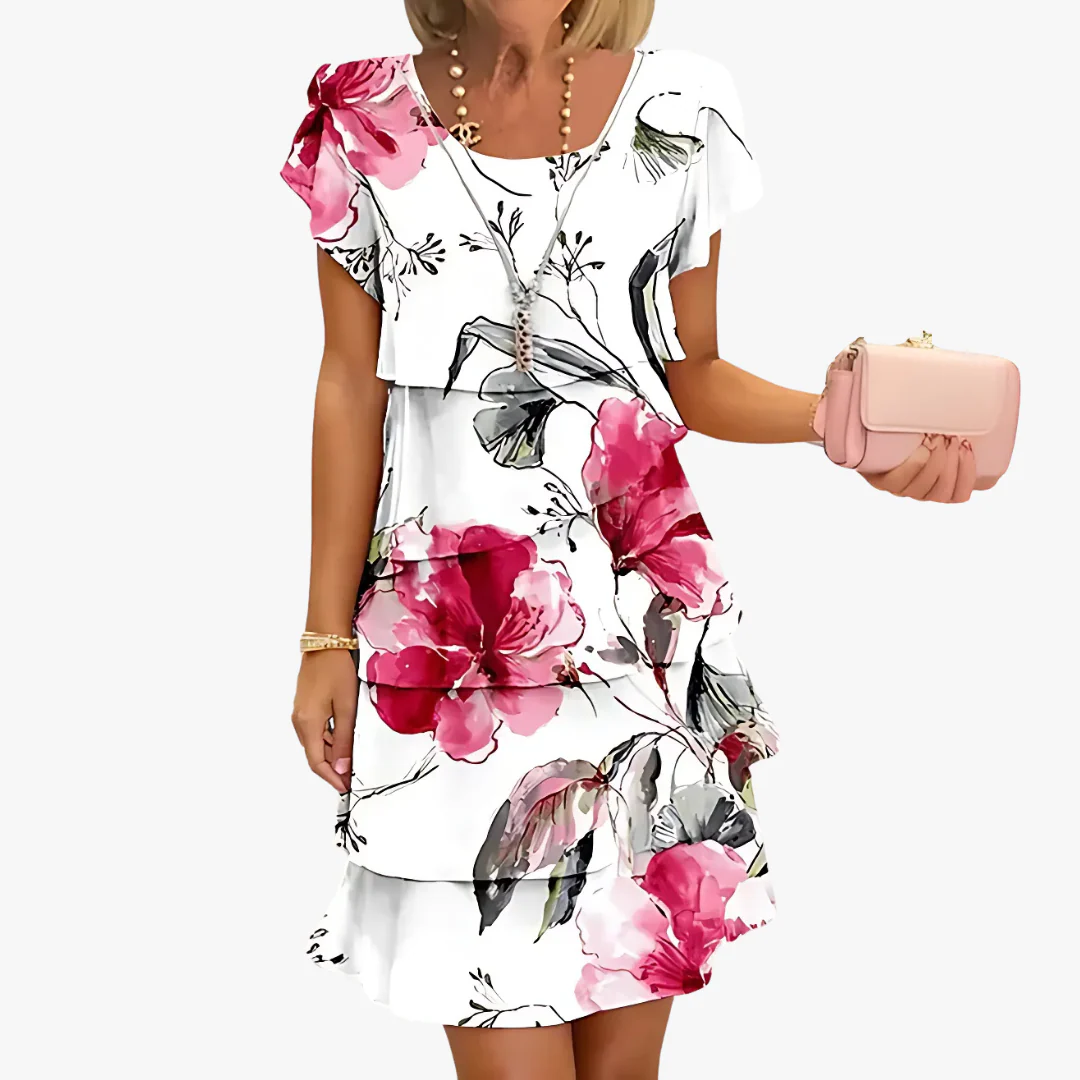 Claudia® | Elegant women's maxi dress with floral pattern - Image 2