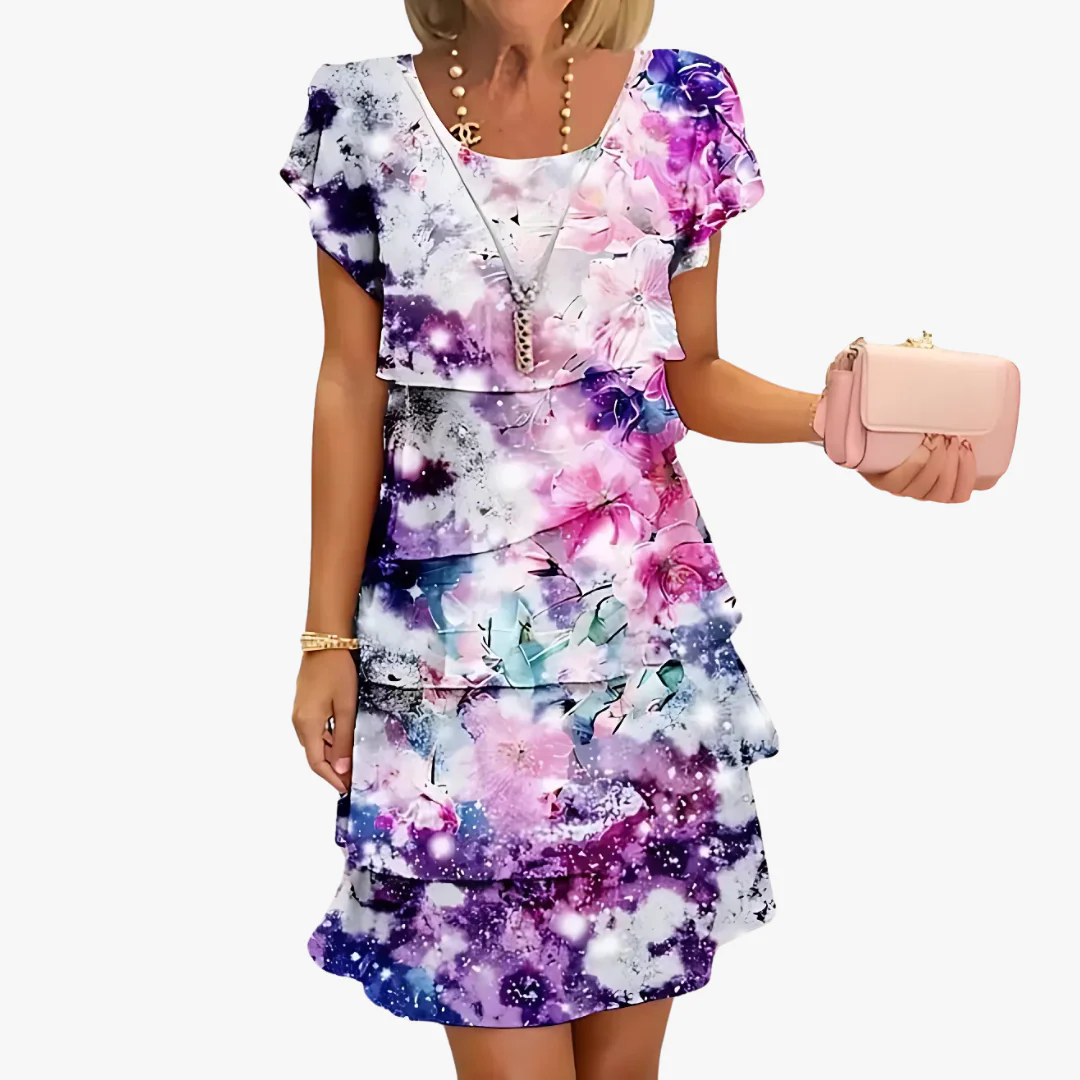 Claudia® | Elegant women's maxi dress with floral pattern - Image 3