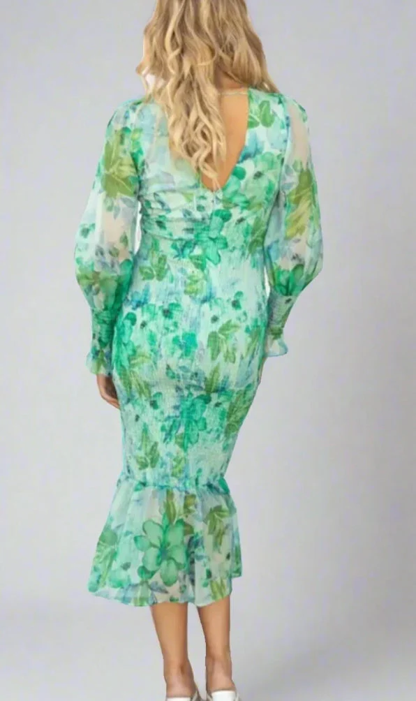 Claudia® | Floral Print Midi Dress - Image 3