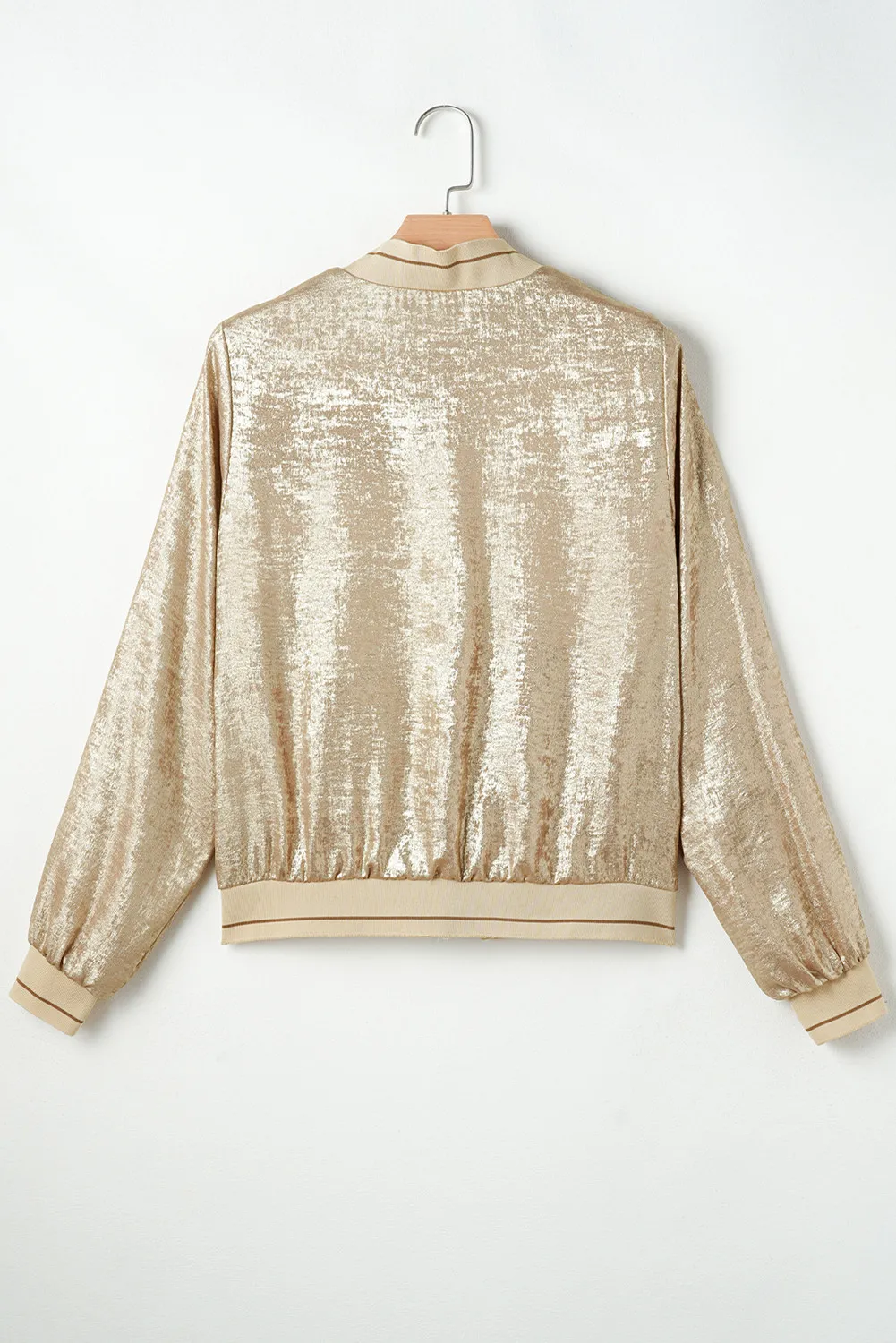 Claudia | Long sleeve jacket with baseball collar and zip - Image 4