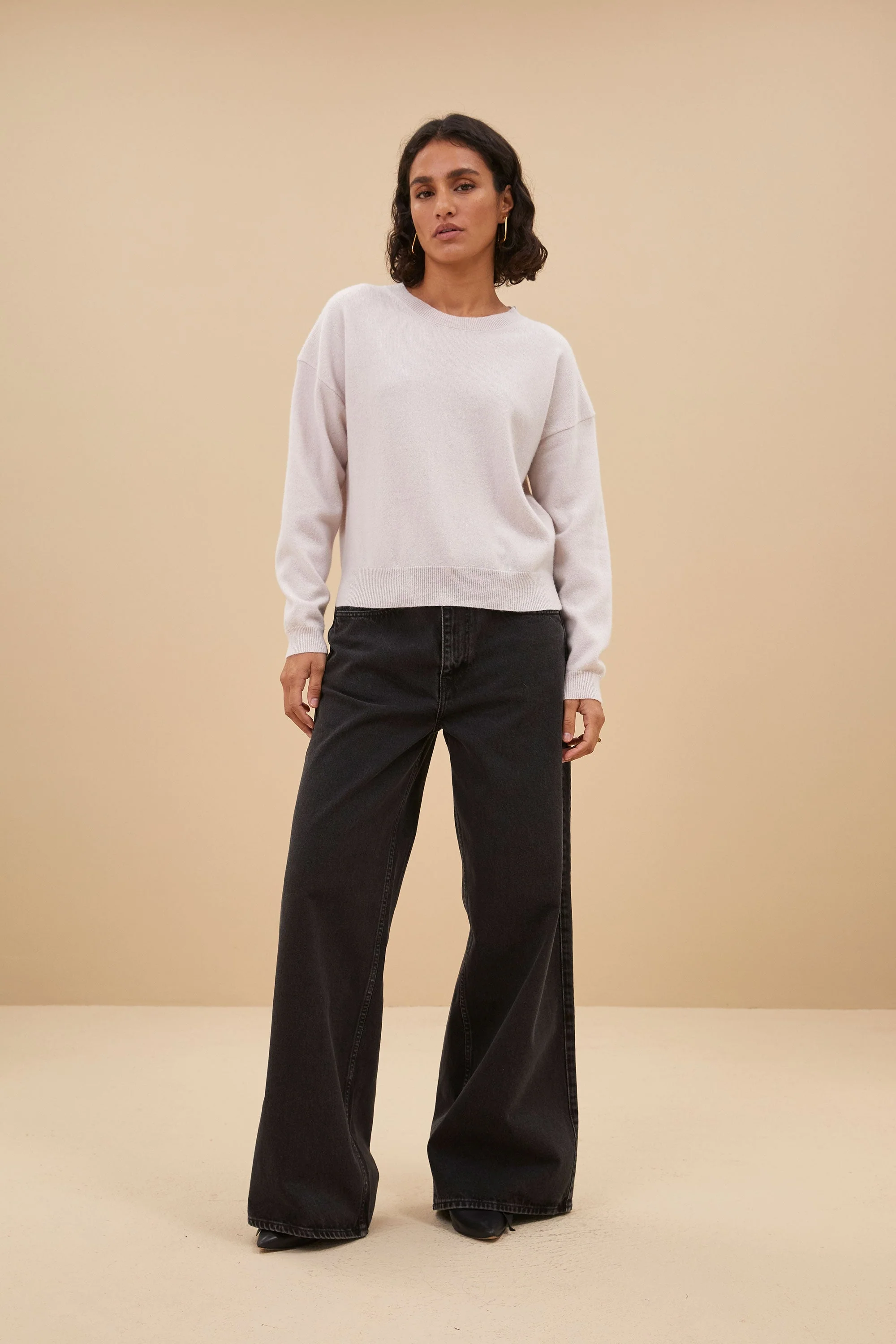 Claudia | Oyster Melee sweatshirt - Image 2