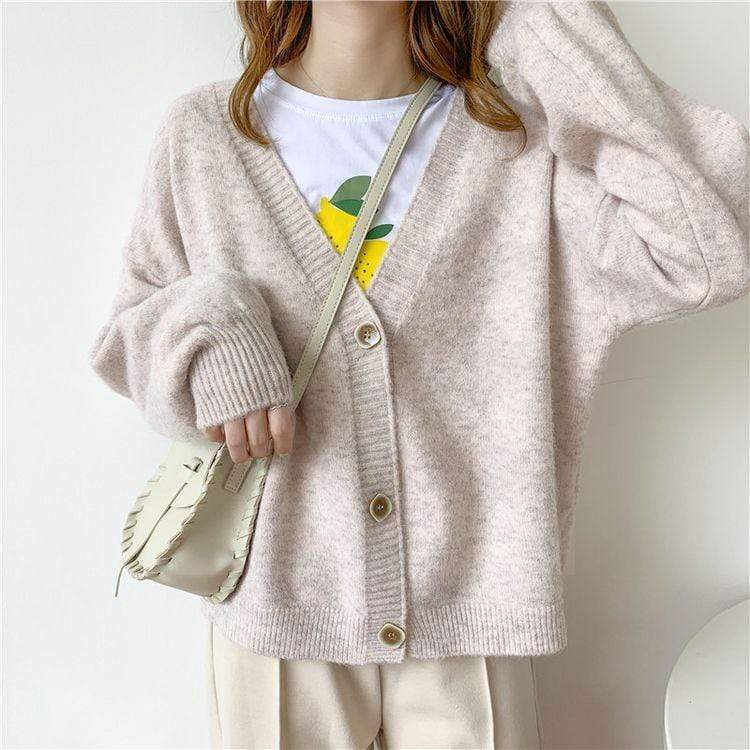Claudia | Women's autumn V-neck cardigan - Image 3